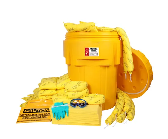 Manufacturer Supplier Safety Spill Kit Chemical Oil Spill Control Mobile Cart Barrel Container Spill Kit